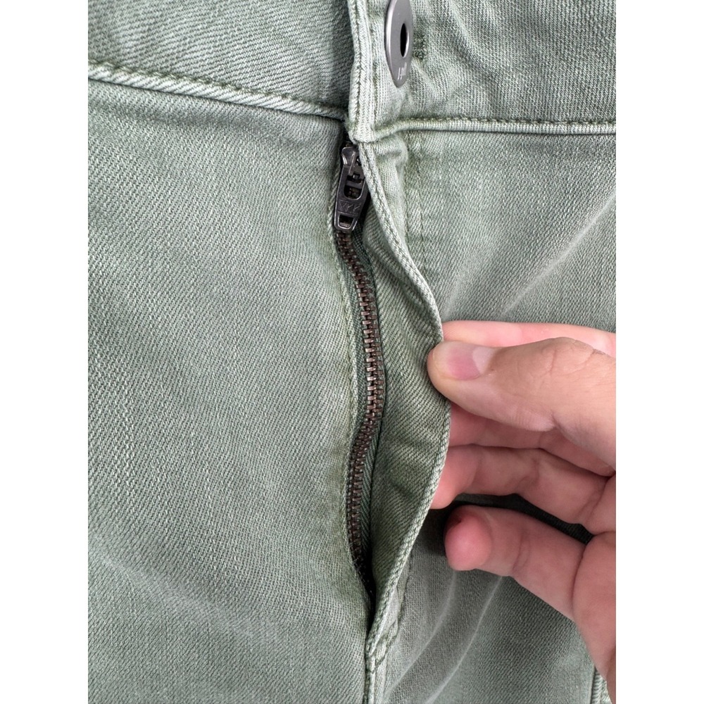 NWT J.Jill Denim Utility Skirt Women's 12 Light Willow Zip-Fly Mid Rise Pockets - Picture 10 of 14